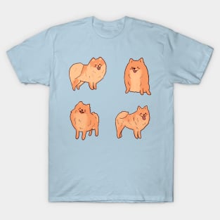 pomeranian illustration pack T-Shirt